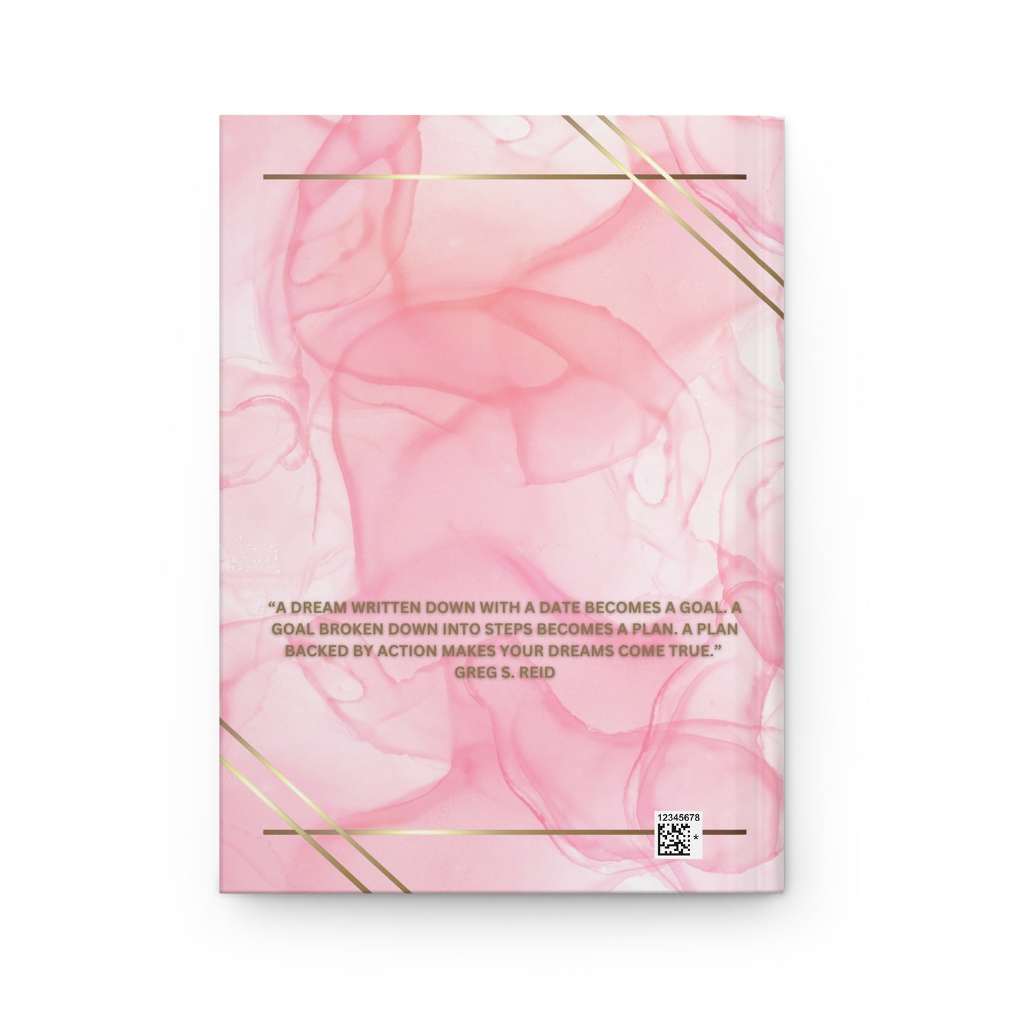 The CEO Blueprint Agency Goal Setting Matte Hardcover Journal (Ruled) for Adults & Teens